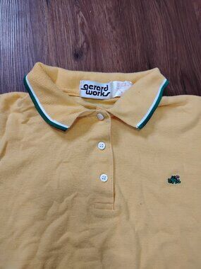 Vintage Gerard Works Frog Flower Polo Shirt